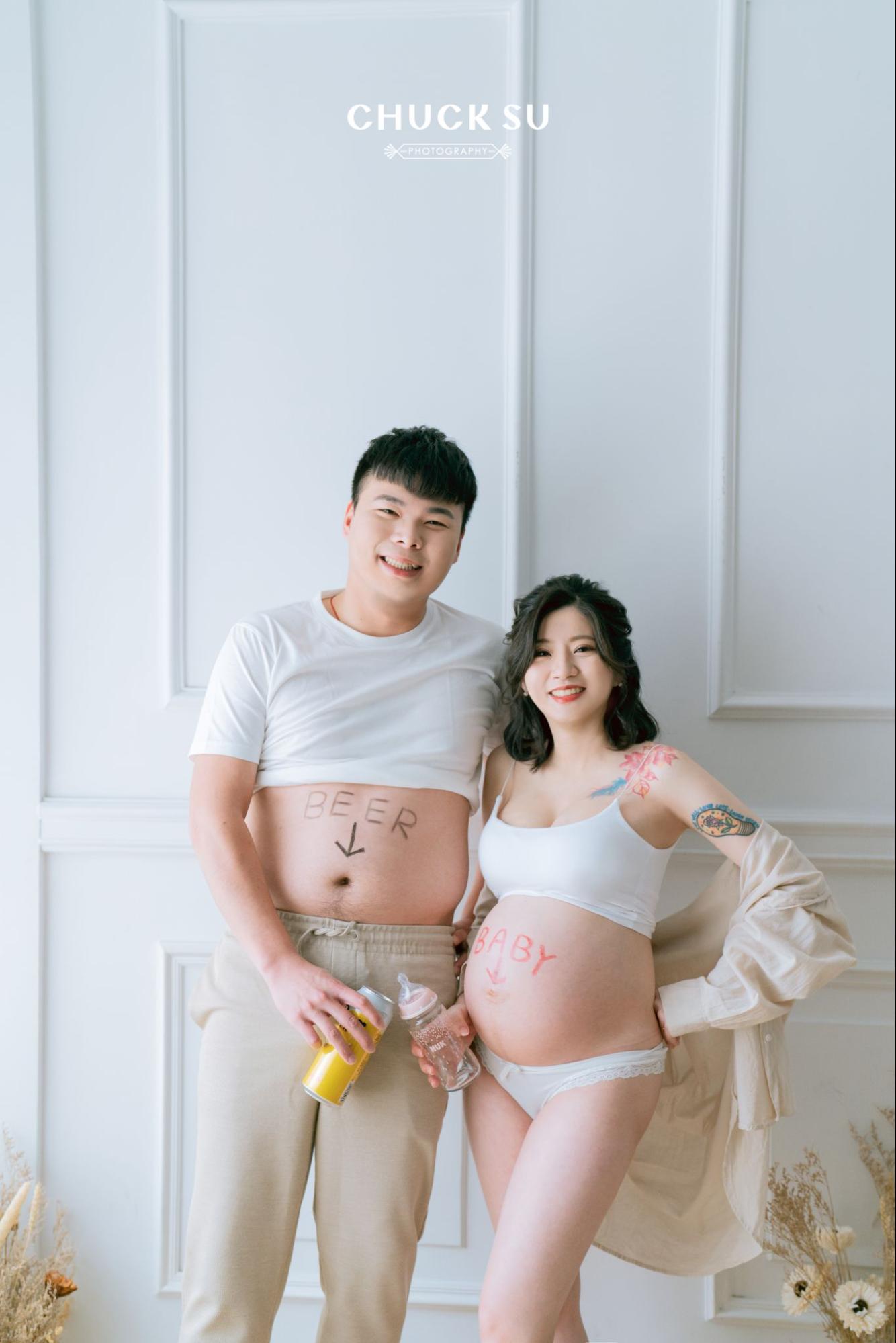 創意、俏皮孕婦寫真